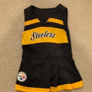 Steelers Kids Casual Dress - Black and Yellow